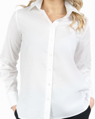 Balti marškiniai su detale (B)
